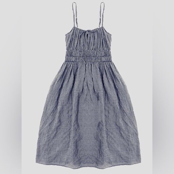 NWT Ciao Lucia Gabriela midi dress navy gingham - Picture 9 of 9